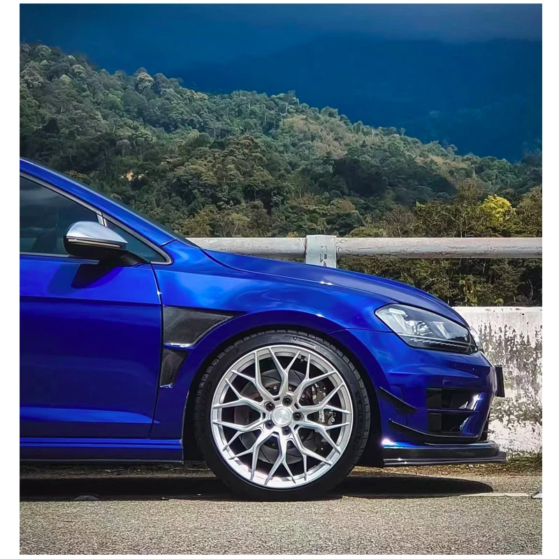 

CSYP High Quality Polished Carbon Fiber Rear Fender for 7 MK7/MK7.5 GTI/R with Glue Tape or Screws