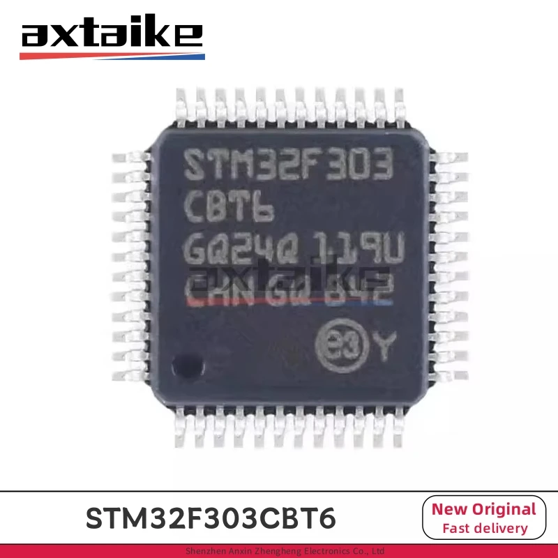 

2PCS STM32F303CBT6 LQFP-48 STM32F303 SMD 32KB MCU+FPU 128KB ARM-M4 2.0-3.6V Microcontrollers IC