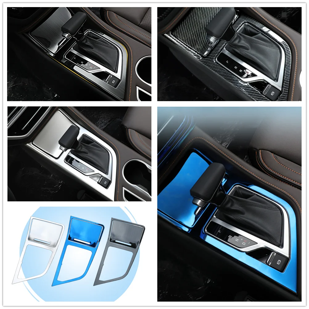 For Changan CS35 Plus 2018-2022 Accessories Central Control Stickers Decoration Car Interior Details Cup Holder Cover