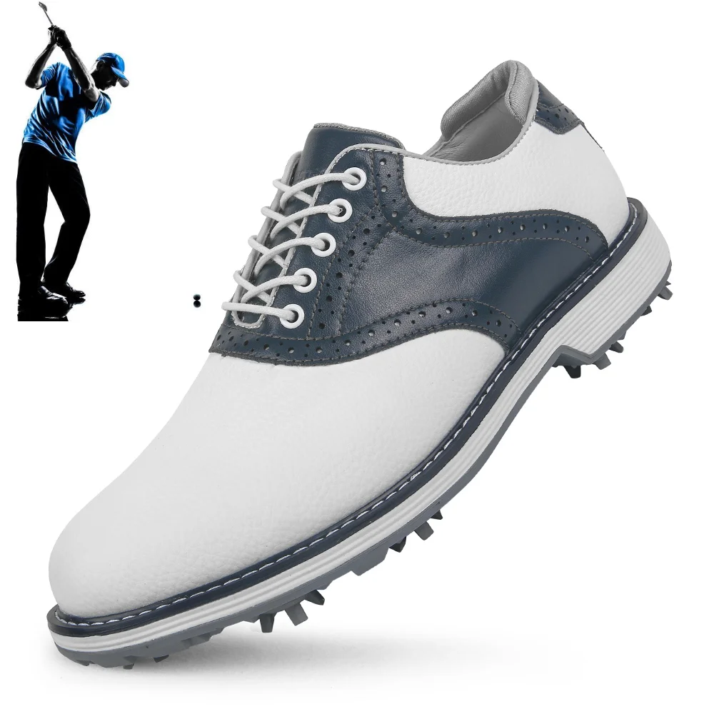 

2024 New Fashionable Golf Shoes for Men, Luxury Lawn Fitness Walking Shoes for Men, Outdoor Comfortable Running Shoes for Men