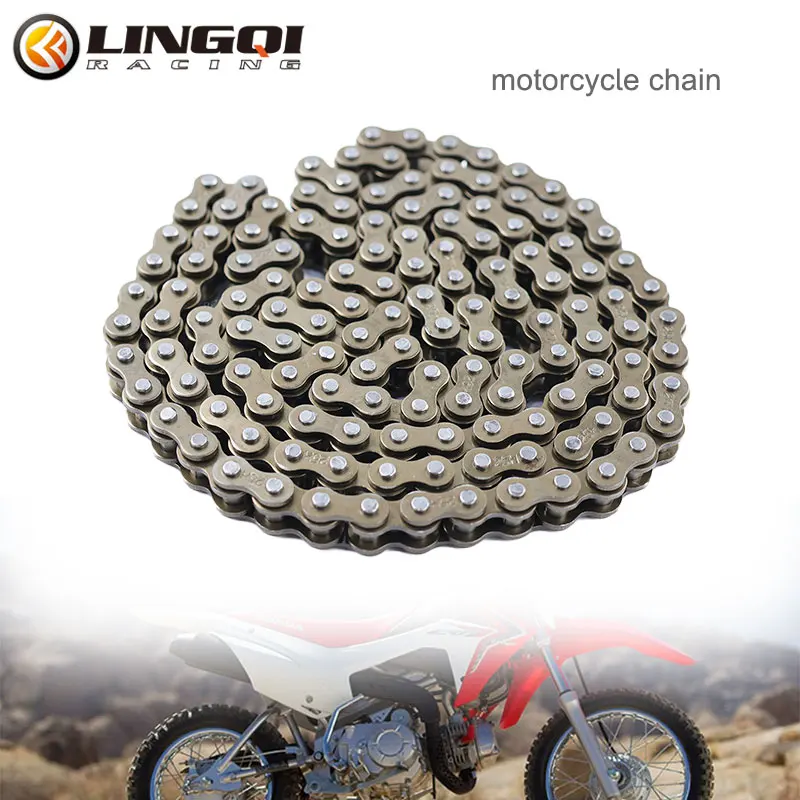 LESQUE Pit Dirt Bike Engine Timing Chains 25H Chain 82-142 Links For ATV Quad Go Kart Pocket Bikes Mini Motor Motorcycle Parts