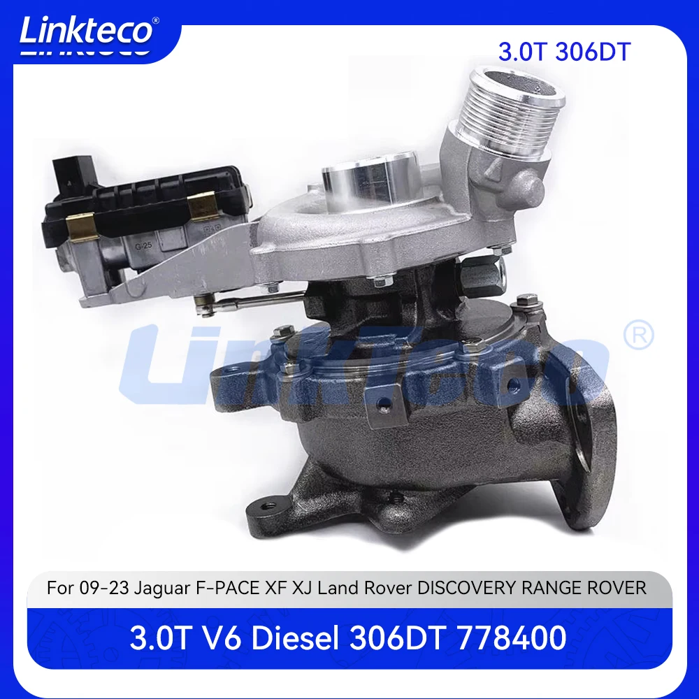 Engine Left Turbocharger Fit 3.0 T L Diesel 306DT TDV6 For 09-18 Jaguar XF XJ Land Rover DISCOVERY RANGE ROVER SPORT 3.0T 778400