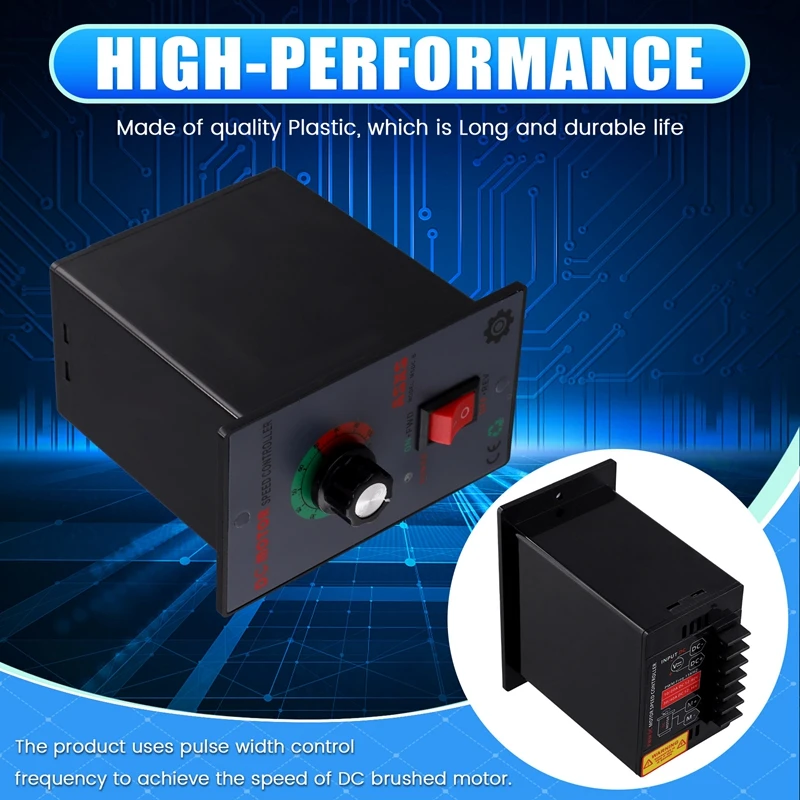 AC62-ブラシ付き DC モータースピードコントローラレギュレータ PWM DC 12V 24V 36V 775 795 ギアモーター電気部品