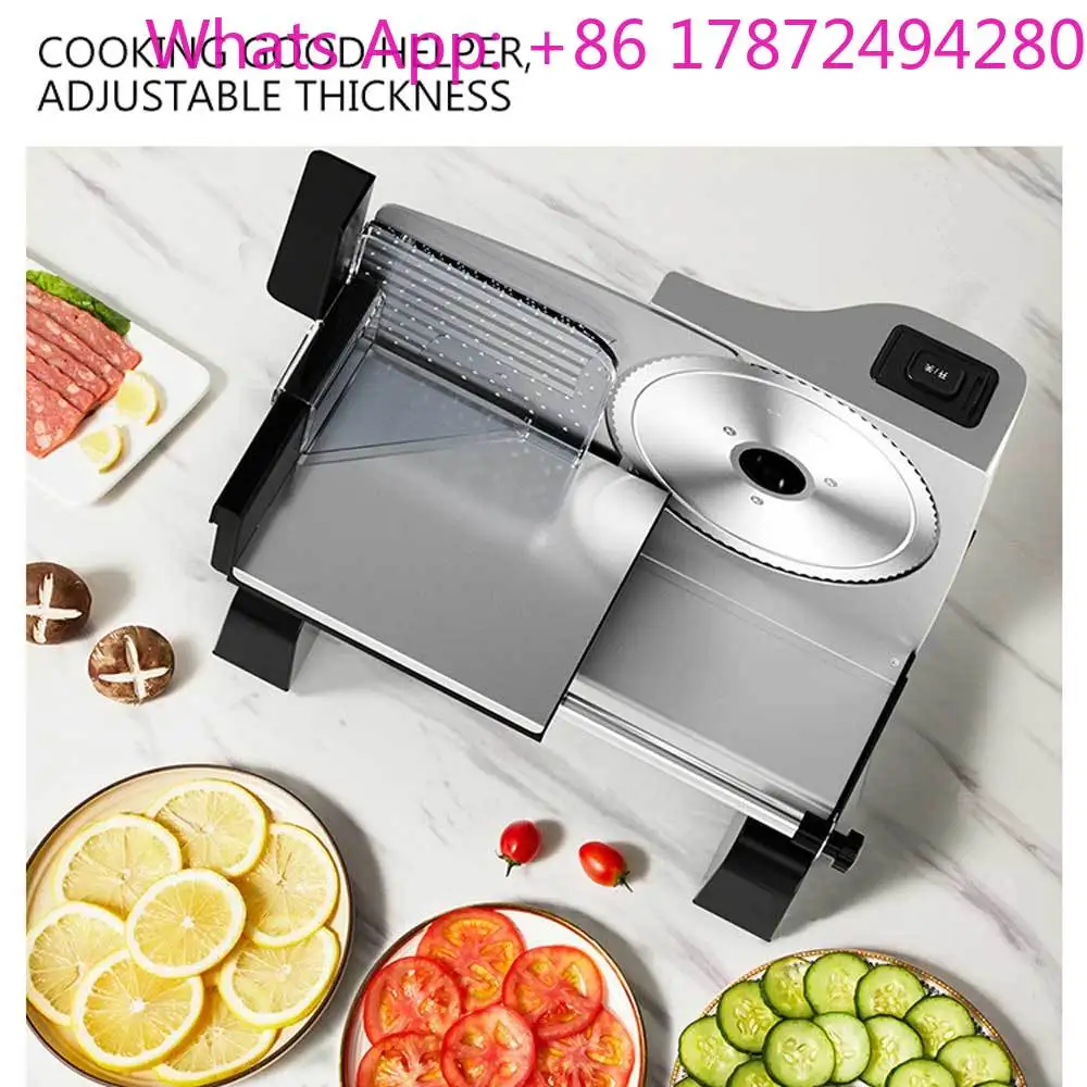 Electric Beef Ham Meat Slicer Household Bread Slicer Cutter Mutton Roll Slicer
