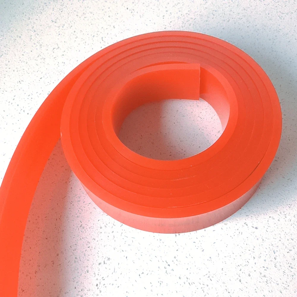 مكشطة طباعة الشاشة شريط مطاطي حبر Oliness مائي 30 * 9 فم مسطح وحاد لآلة الضغط #5