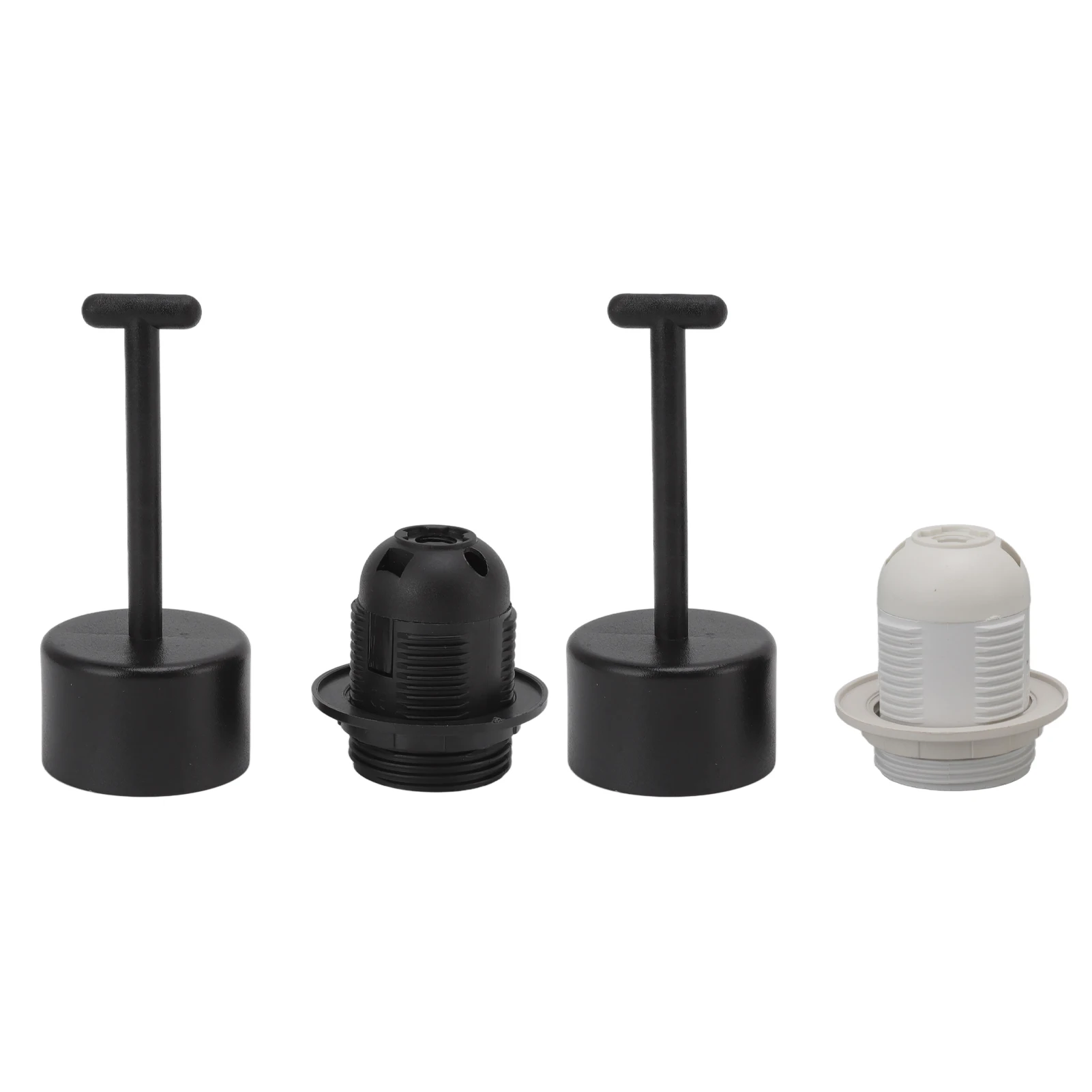 

E27 Lamp Socket E27 Light Base Socket High Temperature Resistance Copper Wear Resistance Safe To Use for Bed Lamp