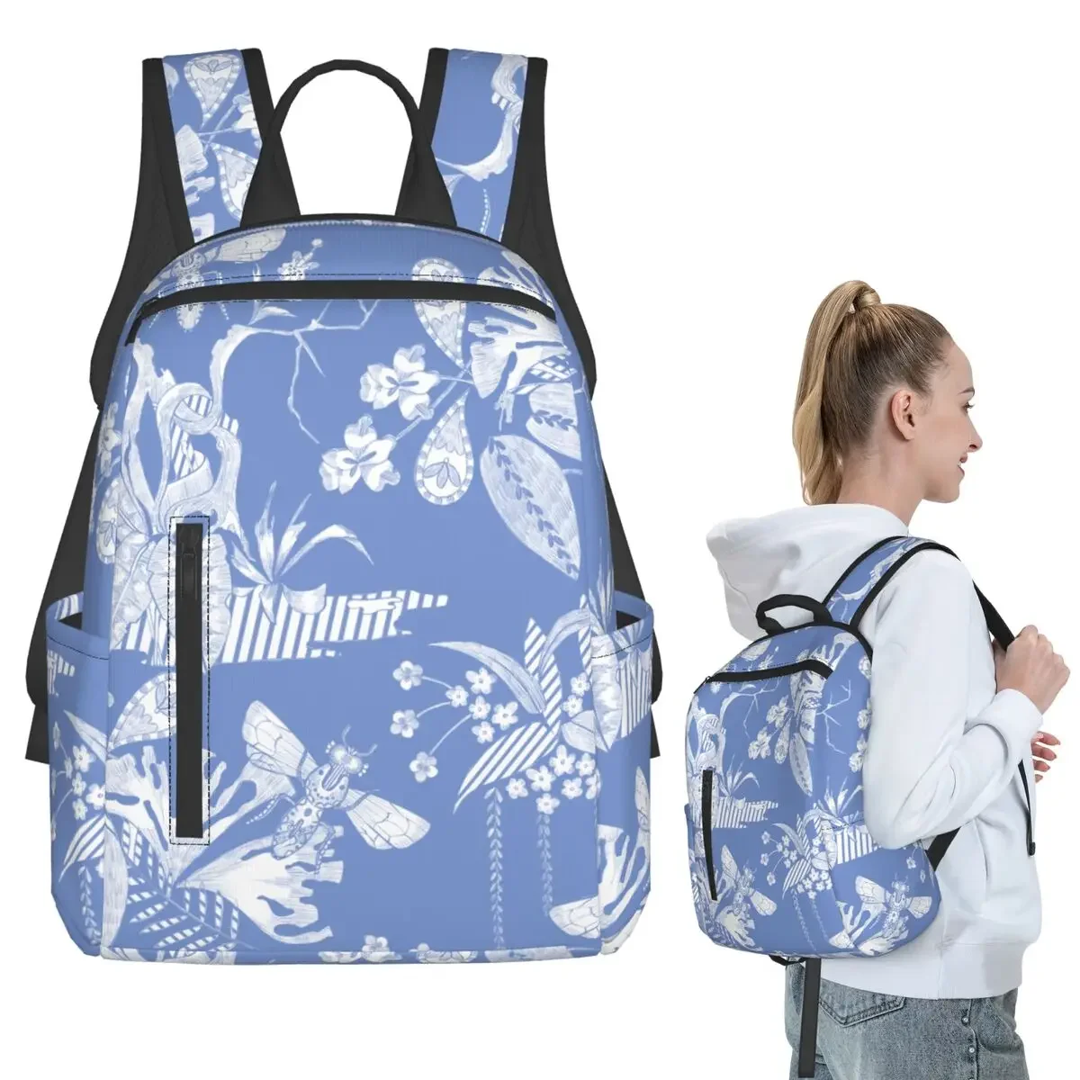 

Vintage Pattern Backpack Student Boys Girls BookBag Kids School Bag Computer Shoulder Bags for Men Women