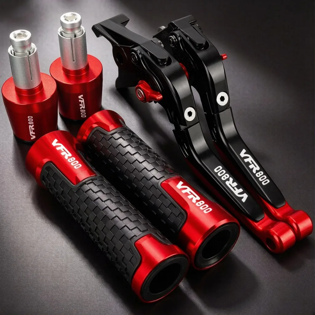 

Motorcycle Clutch Lever Brake Levers Handlebar Handle Hand Grips Ends For HONDA VFR800 FIWI VFR 800 1998 1999 2000 2001