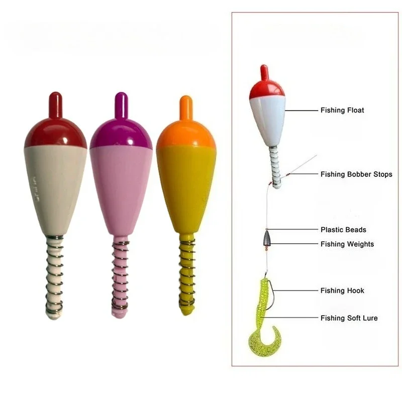 ONE PCS Floating Bobber with Ball Heavy Duty Fishing Float for Ice Fishing Sea Pole Anchor Lure Casting - Multi-Color Options