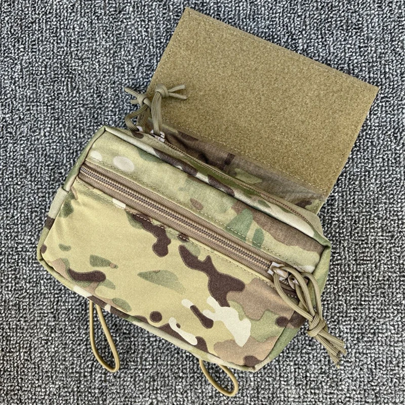 Tactical Vest Dangler Drop Pouch Mini Abdominal Dump Drop Pouch Fanny Pack for JPC CPC LBT D3CR MK3 MK4 Plate Carrier Storage