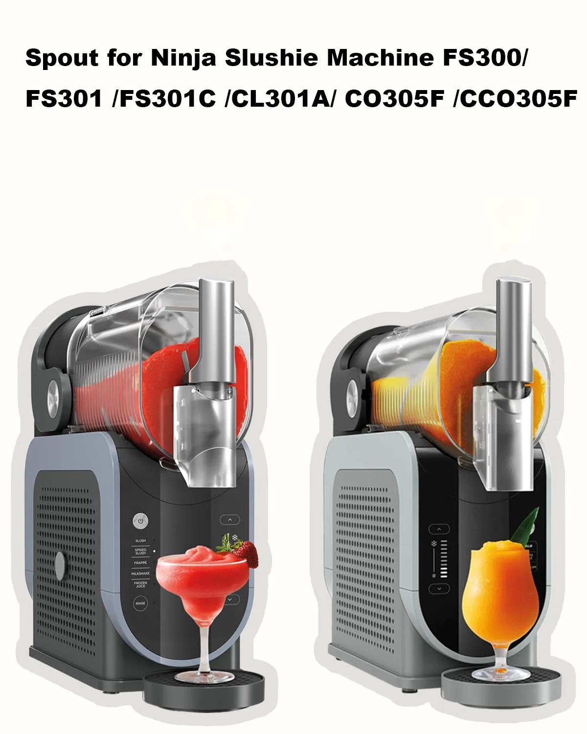 Spout for Ninja Slushie Machine FS300/ FS301 / FS301C /CL301A/ CO305F /CCO305F Frozen Drink Machine Replacement Accessories