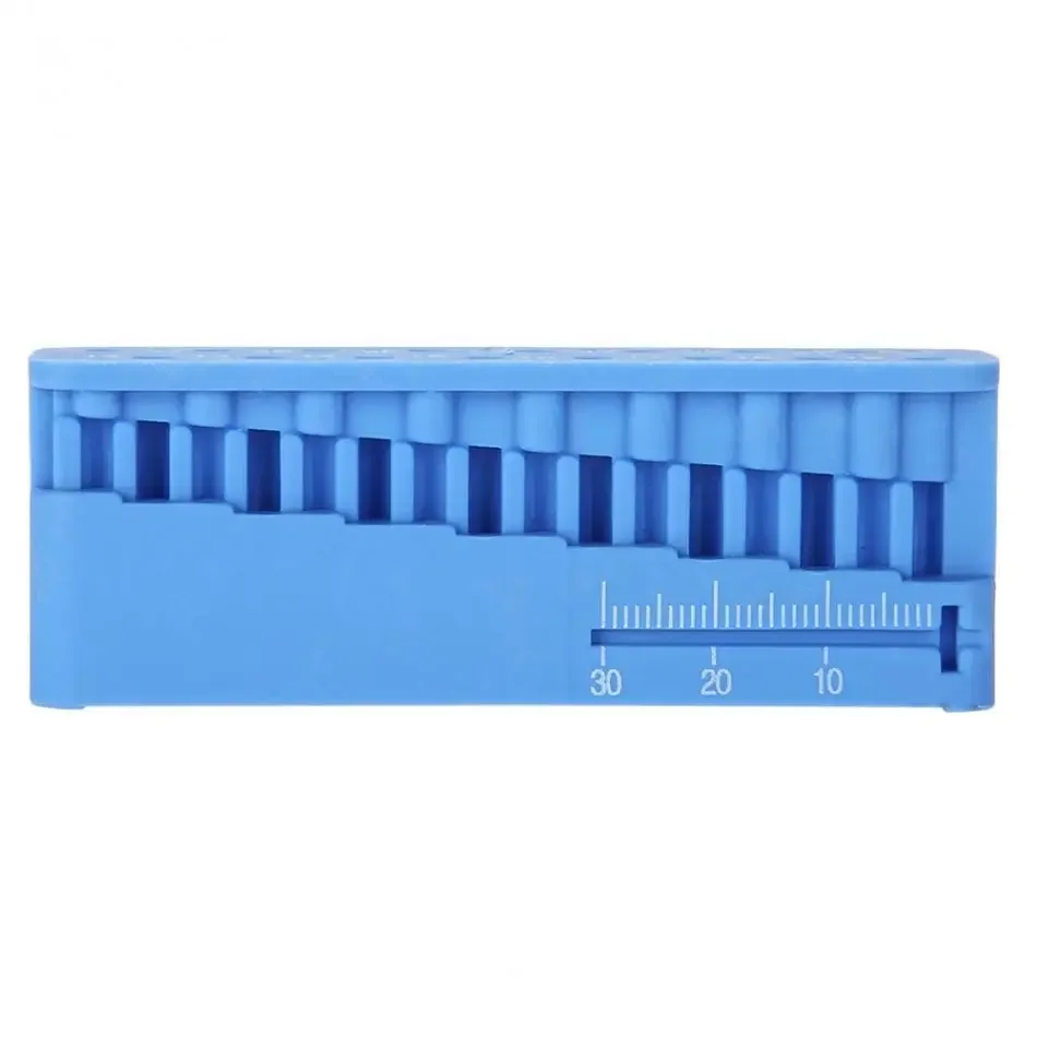 

1PC Plastic Dental Mini Endo Measuring Autoclavable Endodontic Block Files Dentist Instrument Ruler