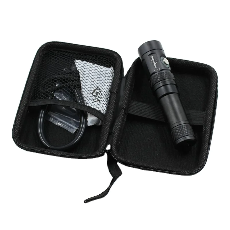 Small Diving Flashlight 1200 Lumen IP68 Waterproof 100M Scuba Torch 21700 Built-in Type-C Charging Underwater Diving Torch