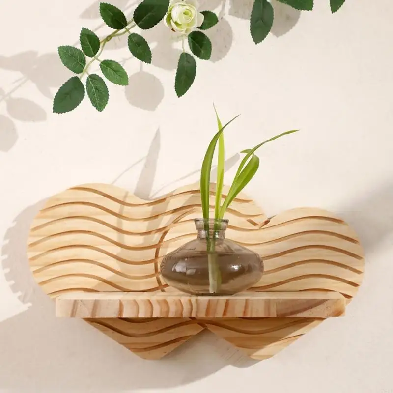 Wall Planter Vase Wooden Wall Vases Modern Farmhouses Wall Decors for Bedroom