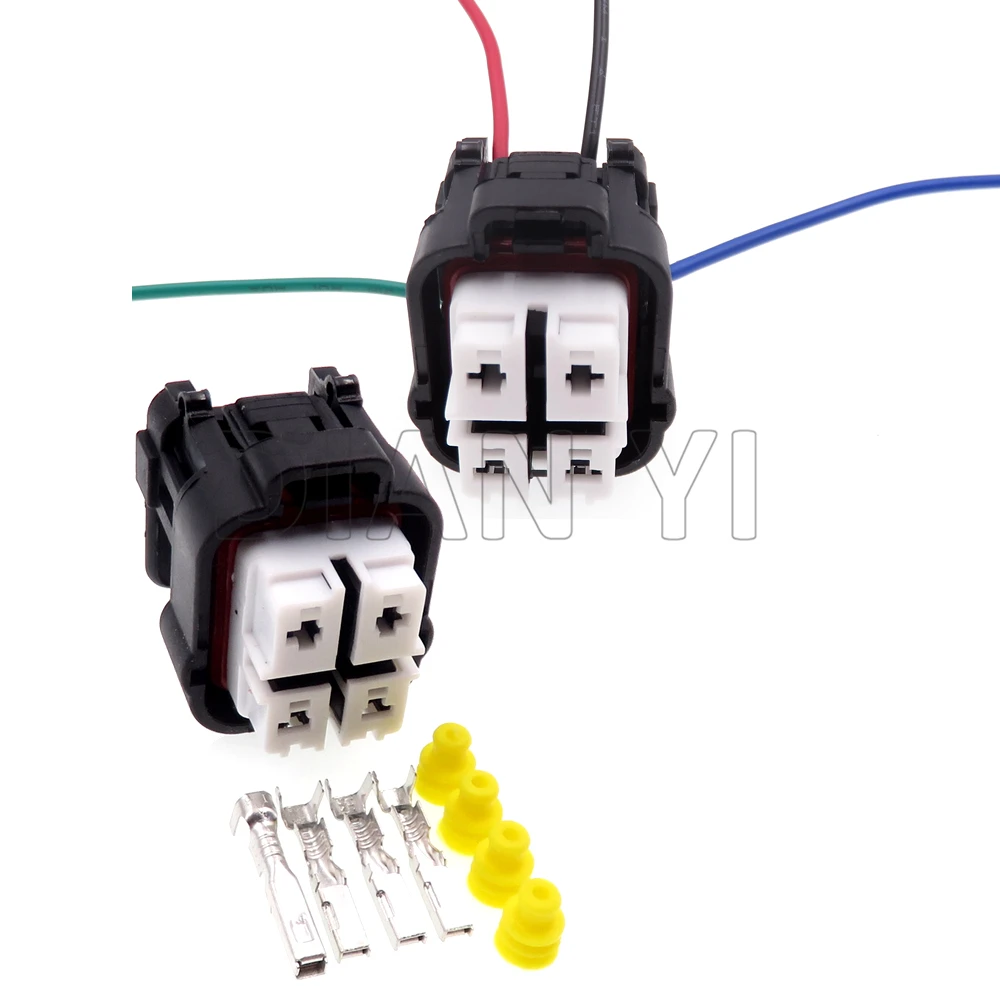 

1 комплект 4-сторонний стартер Автомобильные топливные насосы пластиковый корпус разъем для Toyota Mazda 6195-0315 автомобильный бензиновый насос гнездо с кабелями