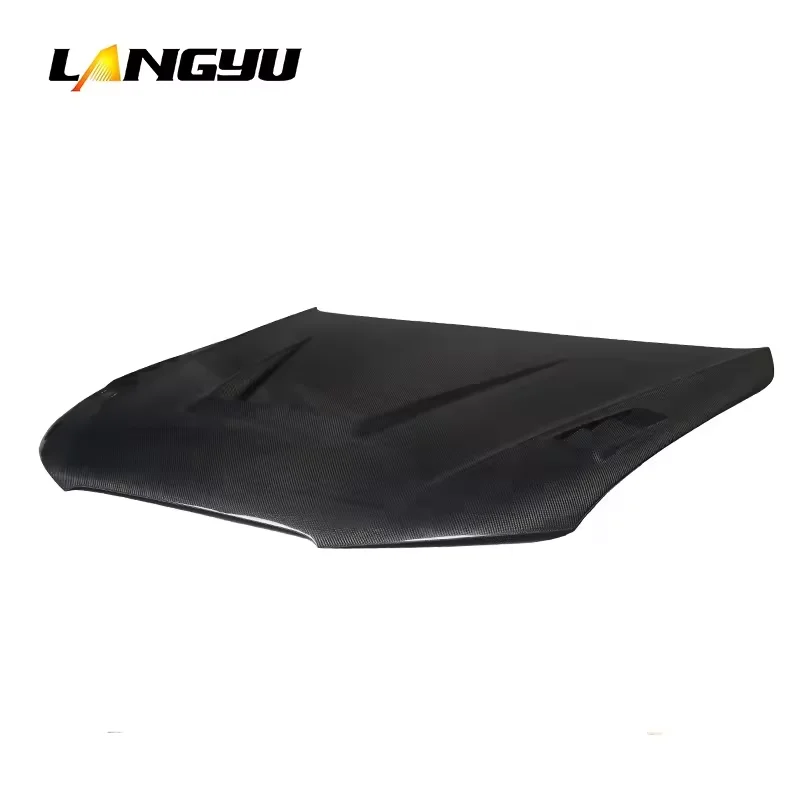 Langyu 2013-2016 Car Accessories Front Bonnet Carbon Fiber Engine Cover For Audi A4 S4 RS4 B8.5 Sedan LY Style Engine Hood