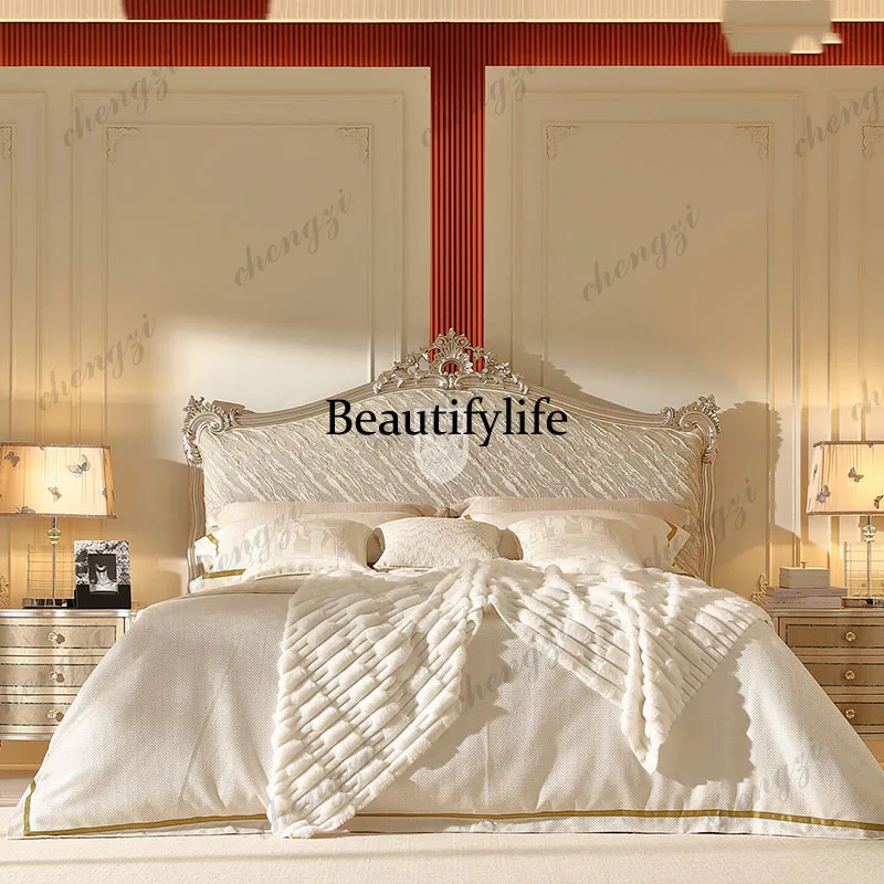 Frame Queen Bed Double Luxury Modern Wooden Beauty Design Space Saving Bed Princess Sleeping Letto Matrimoniale Home Furniture
