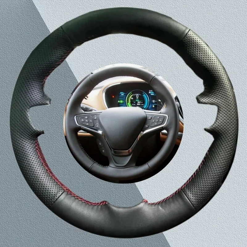 

Custom Car Steering Wheel Cover For Chevrolet Malibu XL 2015-2019 Equinox 2017-2019 Artificial Leather Car Interior Accessories