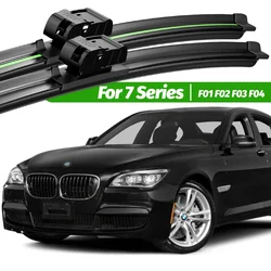 For BMW 7 Series F01 F02 F03 F04 2008-2015 2pcs Front Windshield Wiper Blades 2009 2011 2012 2014 Windscreen Window Accessories