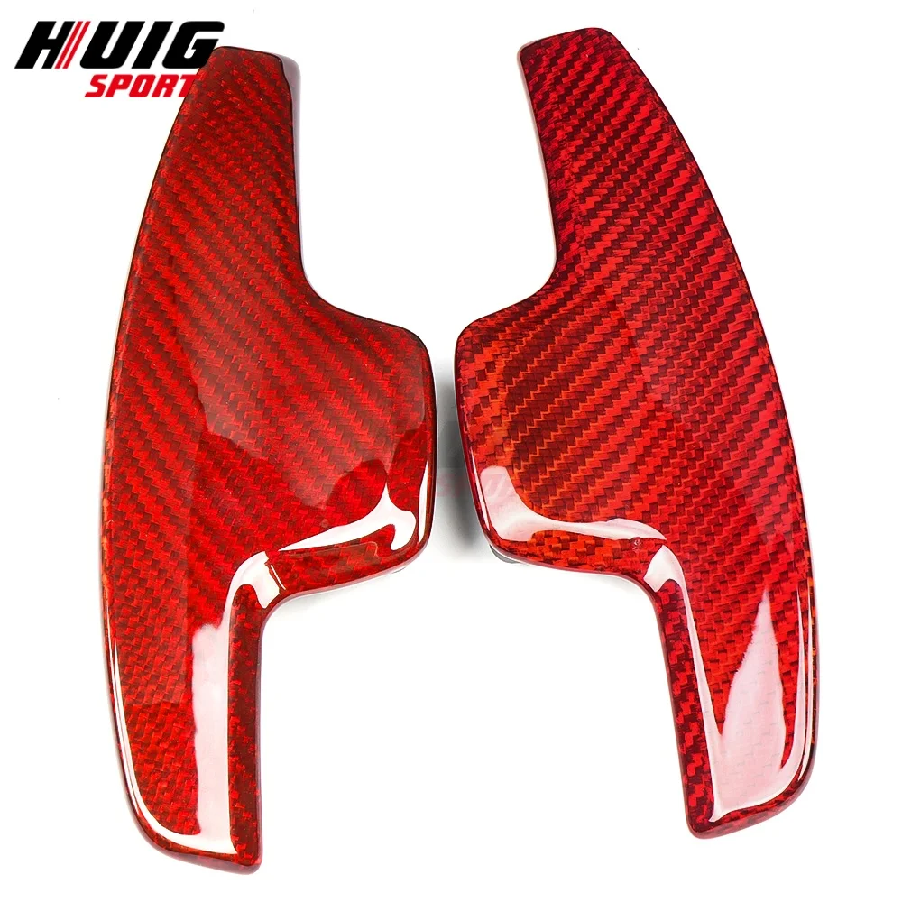 For Corvette C7 ZR1 Z06 Convertible 2014 2015-2019 Replacement Kits Carbon Fiber Car Steering Wheel Shift Paddles Accessories