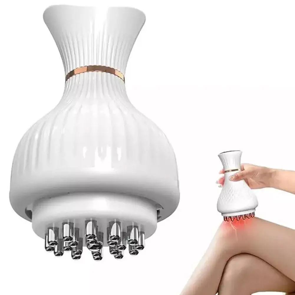 

NEW Electric Meridian Brush Body Massager Slimming Tool Microcurrent Hot Scraping Fat Burning Massage Equipment Health Care Tool