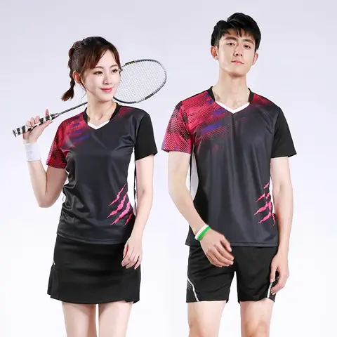 Nuovi vestiti da tennis Bambini Badminton Camicie da ping pong Ragazzi Running Esercizio T-shirt Abbigliamento sportivo per bambini