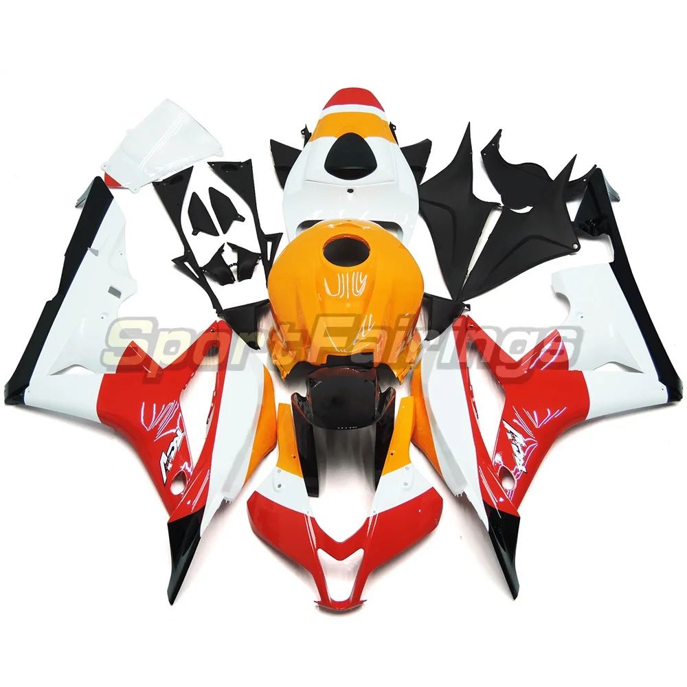 Novo abs toda a motocicleta carenagens kits para honda cbr600 rr cbr600rr cbr 600rr 2007 2008 injeção carroçaria acessórios bran