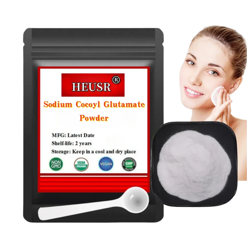 Best Price 50-1000g Cosmetic Material Sodium Cocoyl Glutamate Powder Surfactant For Shampoo & Gel