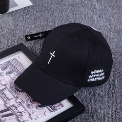 New Embroidery Cross Baseball Hat Male Ma'am Outdoors Curved Embroidery Sunshade Cap bone snapback caps hip hop casquette hats