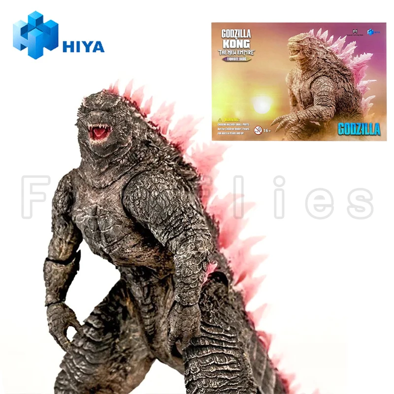 18CM HIYA 7-calowa figurka akcji Exquisite Basic Series Godzilla x Kong The New Empire Godzilla Evolved Ver.