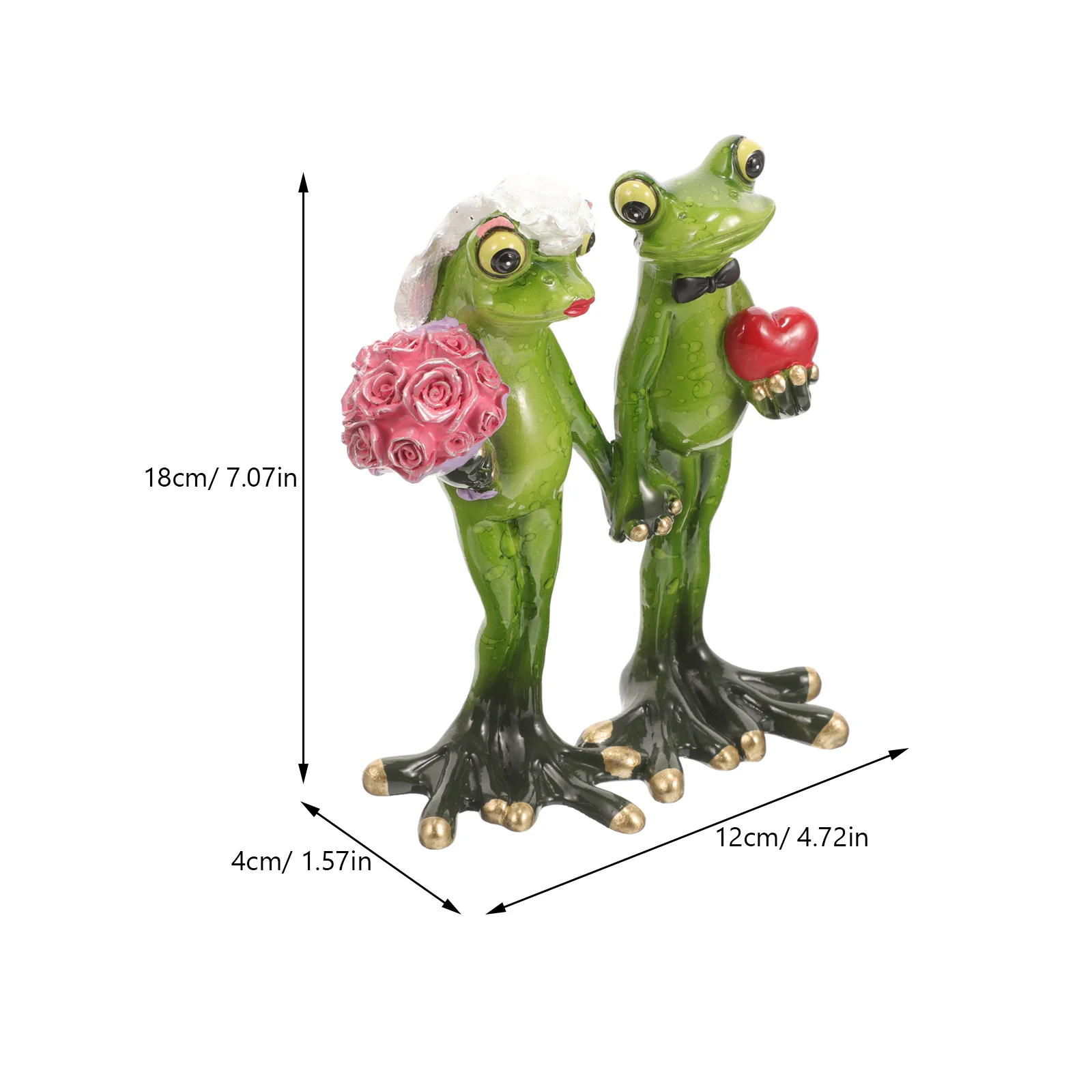Couple Frog Resin Craft: An Adorable Garden & Desktop Ornament thumbnail