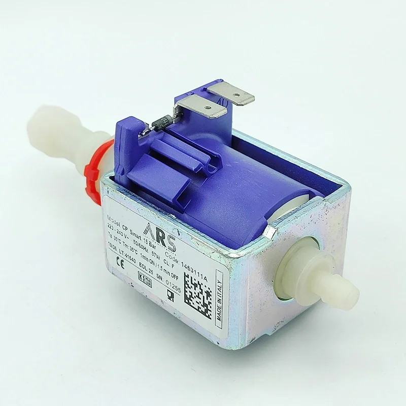 ARS AC 220V 240V 57W Mini Electromagnetic Pump Plunger Type Solenoid Pump Water Pump High Pressure Flow 50 cc/min Coffee Machine