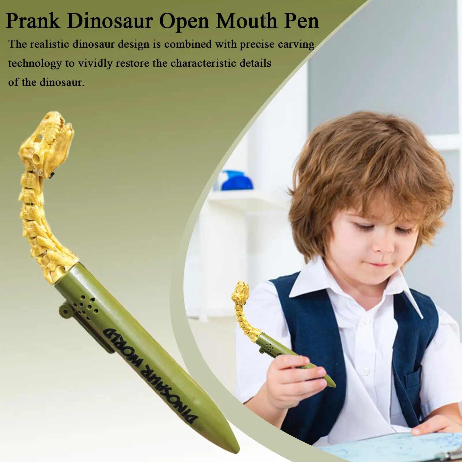 

Gel Pen For Kids Smooth Writing Gag Prop Dinosaur Gel Ink Pen For Writing For Over 5 Years Old Teens Teachers Pupils School