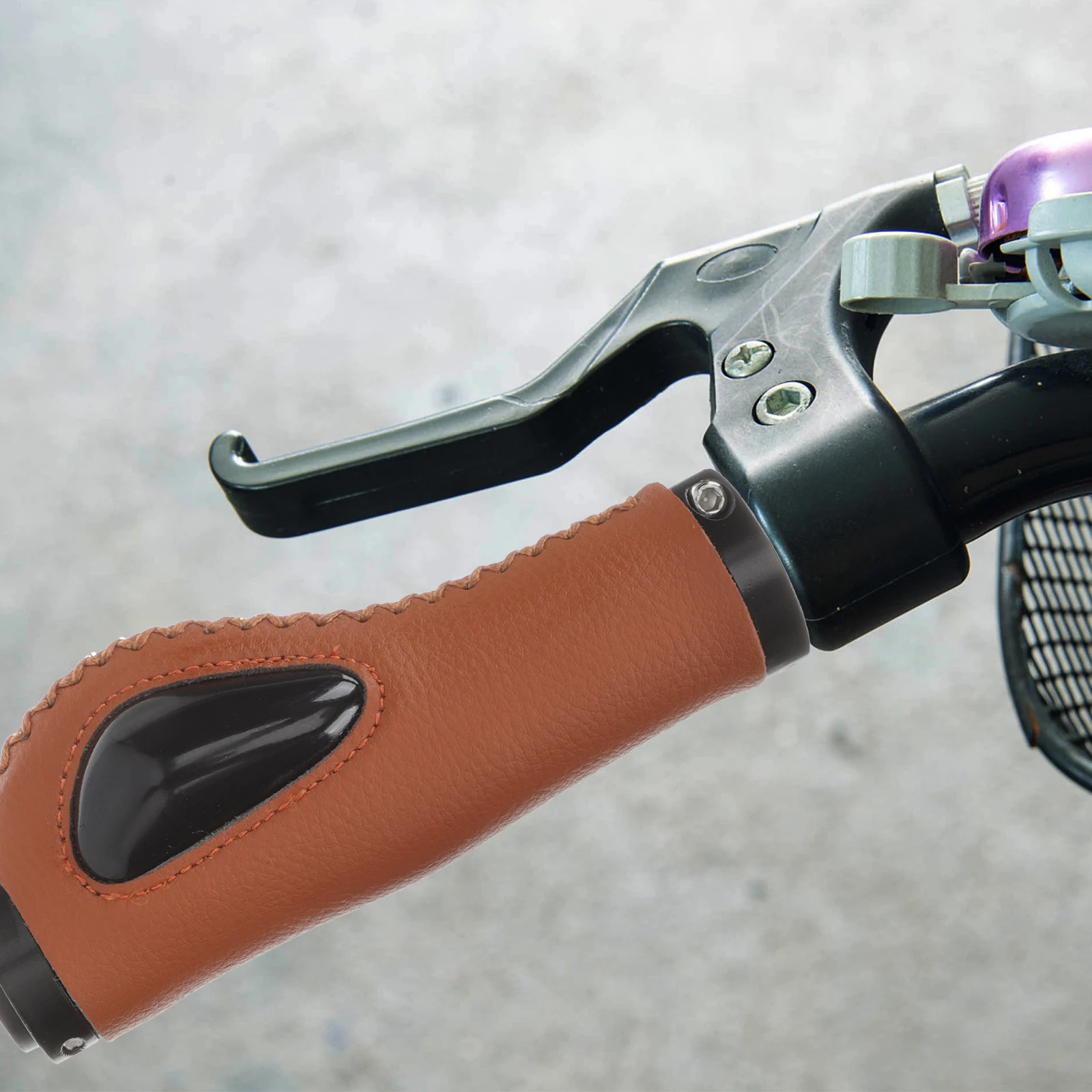 

1Set Nonslip Bike Handlebar Grips Premium Material Shockproof Comfortable Protector Anti-Slip Rainy Weather Cycling