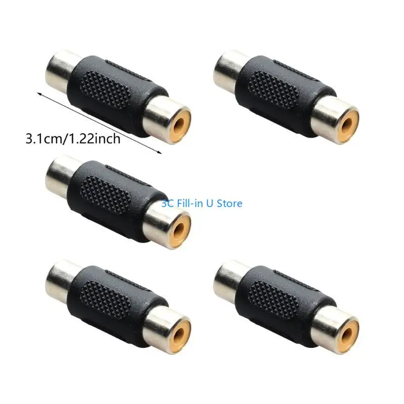 G8ta RCAS Adattatore da femmina femmina per le lunghe distanze Collegamento sonoro