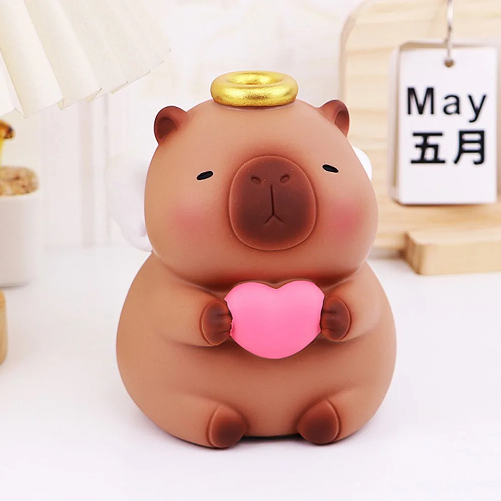 Réservoir d'épargne Capybara tirelire grande capacité décoratif Capybara tirelire modèle de dessin animé Capybara enfants boîte de rangement