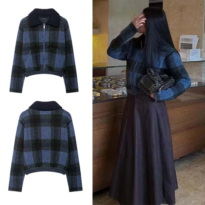 

Women Sweater Pullover 2025 Autumn Winter New Fashion Long Sleeves Printing Women Sweater Pullover Elegant Hight Street Top