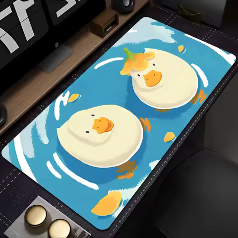 Mouse Pad Gaming Accessories Gamer Fresh Duck Computer Desk Mat Laptop Varmilo Rubber Anti Slip Waterproof HD Keyboard Mousepad