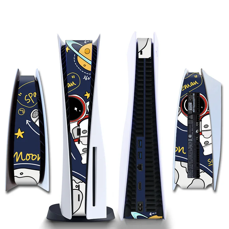 Pelle adesiva centrale per disco PS5/scheda edizione digitale Guscio protettivo Sostituzione striscia decorativa per accessori PS5