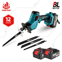 ONEVAN 3600W 12000SPM Brushless Cordless Electric Reciprocating Saw Variable Speed Metal Wood Cutter For Makita 18V Battery Pin