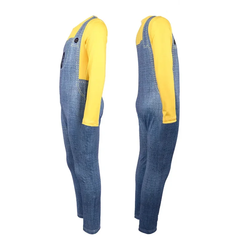 زي تنكري لفيلم Thief Dad Minions للعب الأدوار، زي أداء المسرح، الرجل الأصفر الصغير