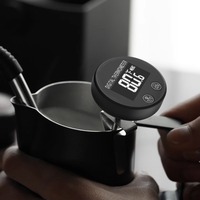 Portable Digital Coffee Thermometer Probe Waterproof Instant Read Temperature Tester Black Food Temp Gauge Barista