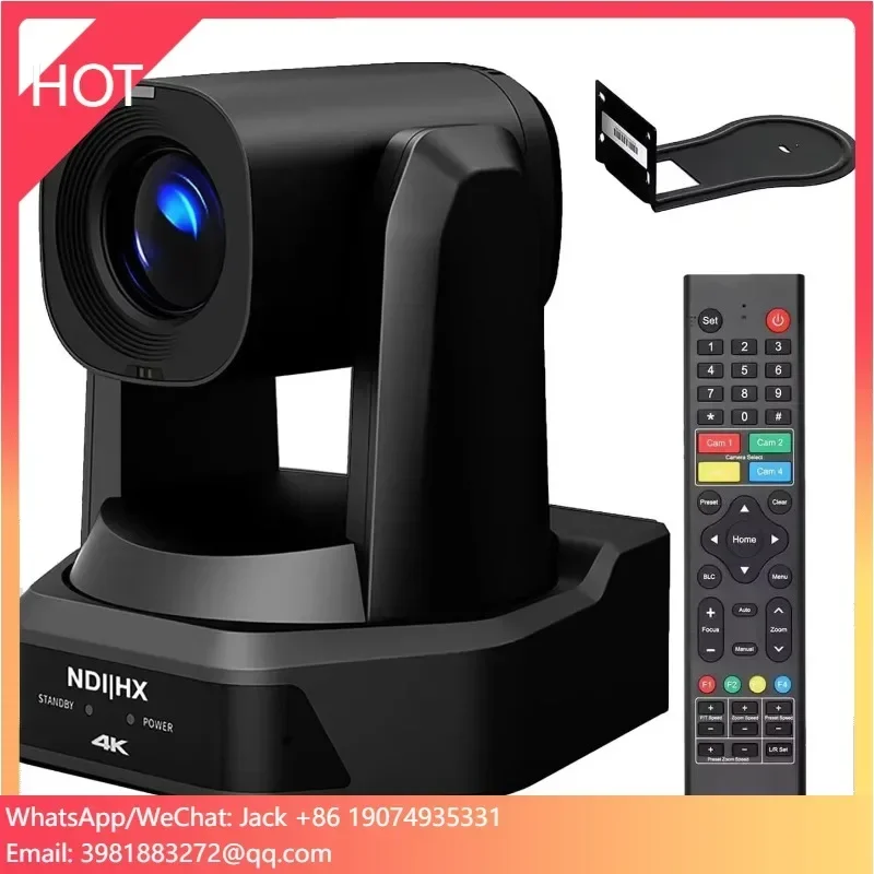 USD632 Free Ship HD66K-20N NDI POE SDI 4K 8MP 20X Optical Zoom PTZ Conference Camera AI Auto Tracking Live Streaming