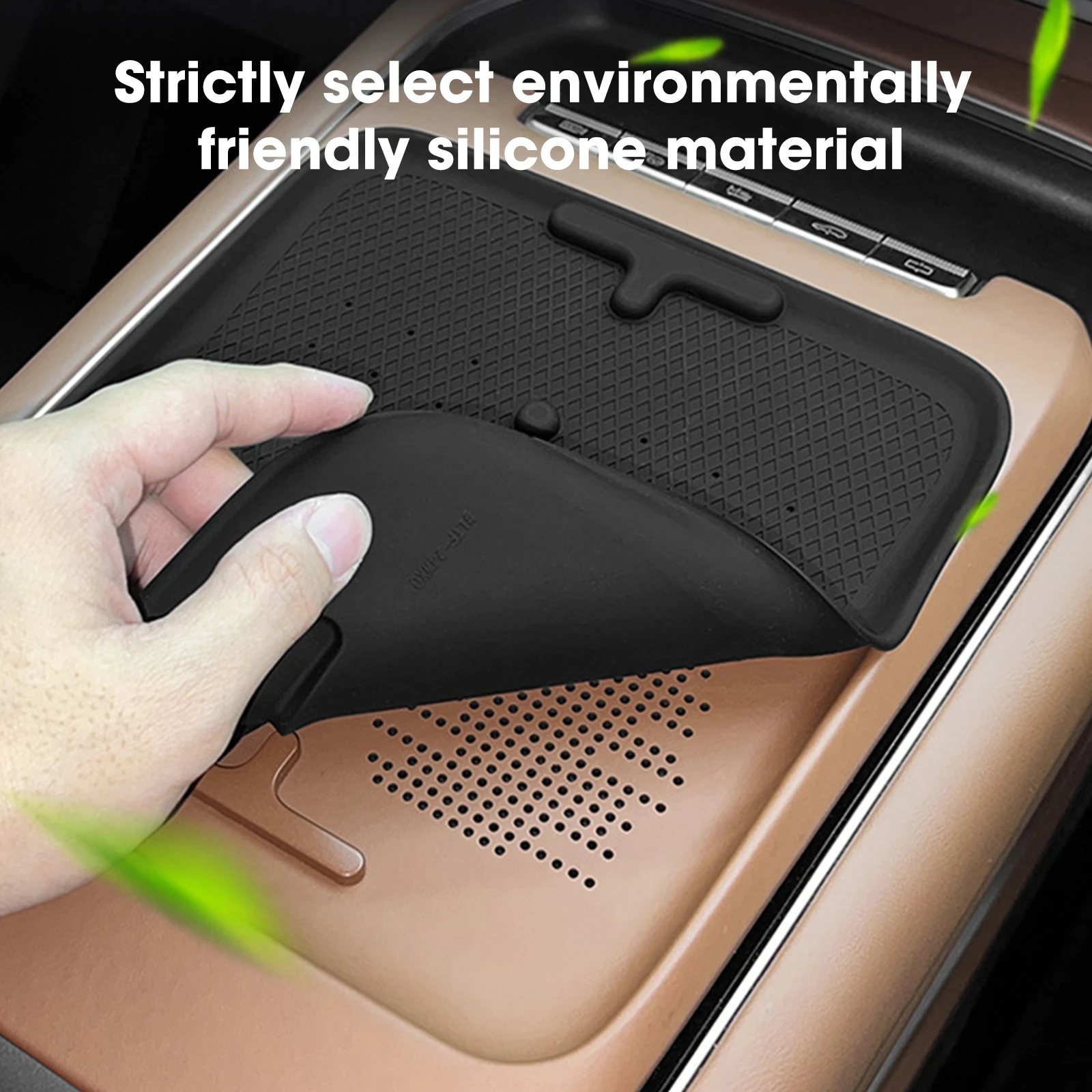 For DONGFENG Voyah Free 2024 Wireless Phone Charging Car Anti-Skid Interior Decoration Pad Silicone