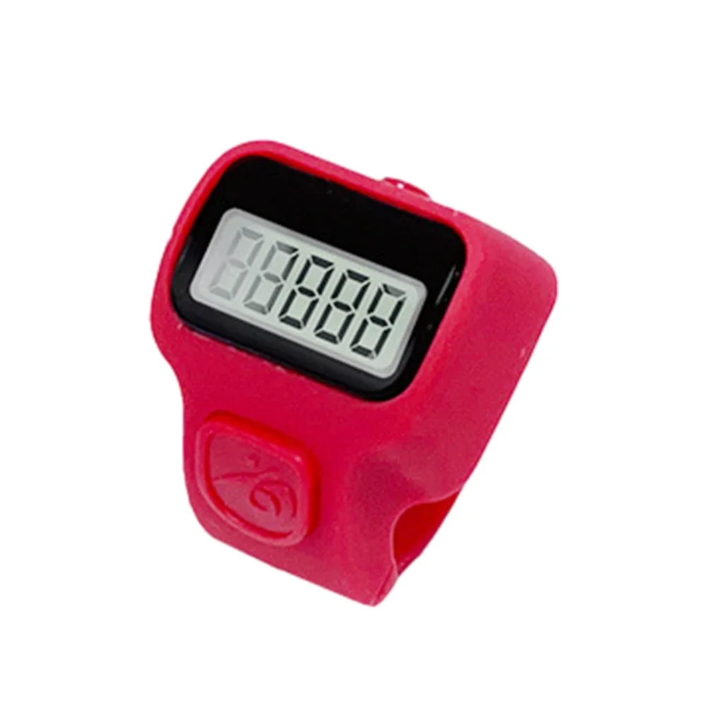 4 Colors LED Digital Counter Electronic Finger Clicker Handheld Silent Button Tally Counter For Golf Lap Counting