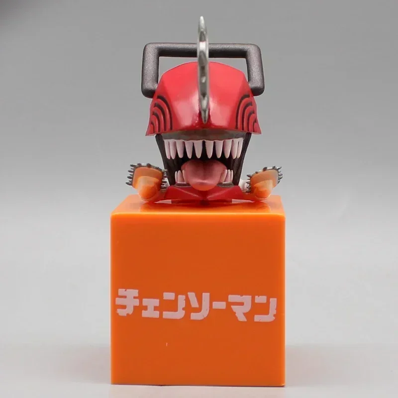Anime Chainsaw Man Mini Figures GK Power Denji Action Figures Cute Makima Figures Q Version Car Ornament Gift PVC Model Toys