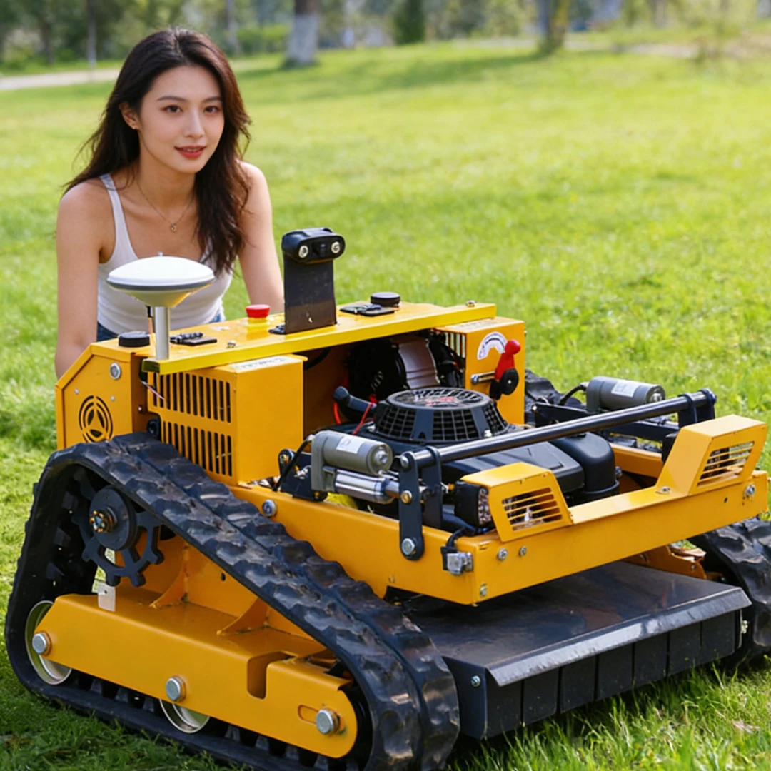 

Customized lawn mower comes with GPS system, specially designed for courtyards and farms. Beautiful customer service provided