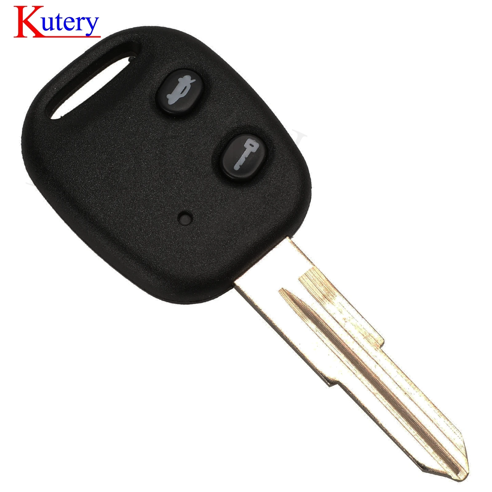 jingyuqin 2 Buttons For Chevrolet LOVA Sail Epica Lechi Spark Remote Key Uncut Brass Blade Blank Key Shell Replacement