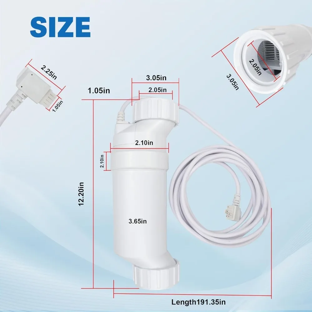 Popular - Salt Cell up to 40000 Gallons Pool Chlornie Generator for Salt Water Pool Replacement Salt Cell,PL7106 - Free shipping