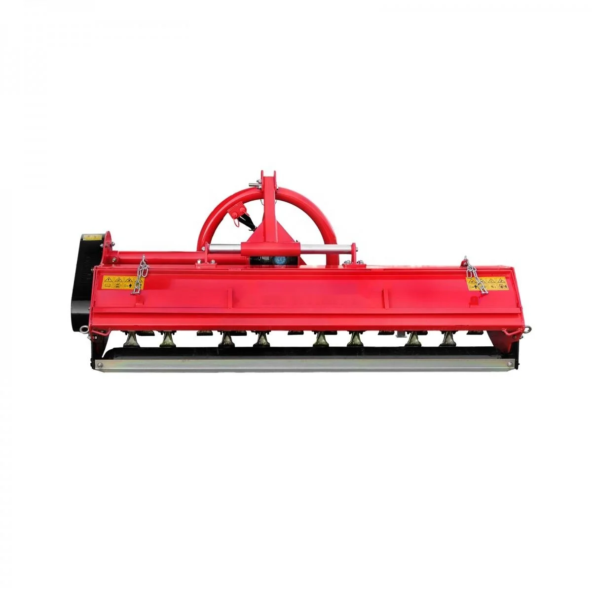 Linked lawn mower (mulcher) with hydraulic shift, for heavy duty